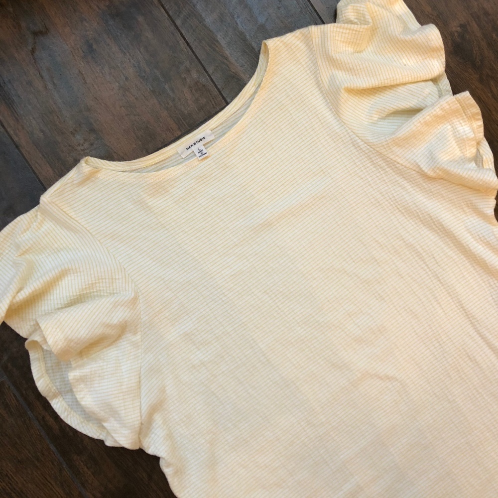 Max Studio Ruffle Sleeve Top - Picture 5 of 5
